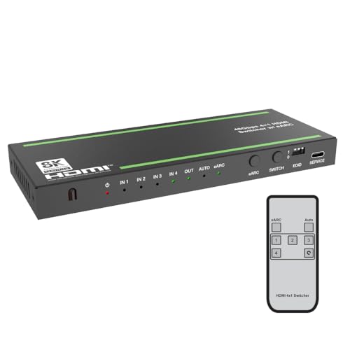 Amazon | DAIAD HDMI 8K 切替器 eARC 音声分離 HDMI2.1 4K@120Hz