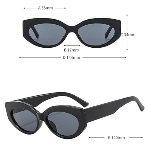 willochra Retro Unique Irregular Cat Eye Sunglasses Women Fashion Designer Shades UV400 Men Leopard Oval Sun Glasses4