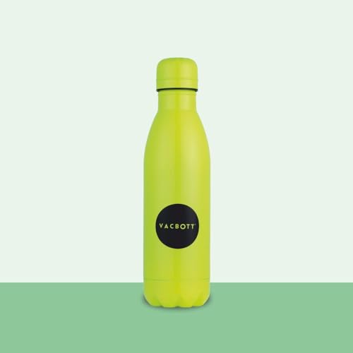 Image of CLAY CRAFT VACBOTT Stark Neon Double Walled|18 Hours Hot and 24 Hours Cold Water Bottle Vacuum Insulated Flask Bottle 500 ml Steel Bottle Travelling|BPA-Free|BIS Certified|1Year Limited Warranty