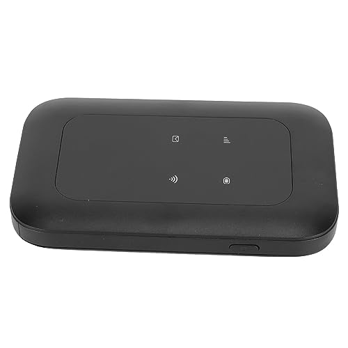 Image of Portable 4G Wireless LTE Router LED Smart Screen 150Mbps Download SIM Card Slot 10 Devices Share for Phone Laptop Tablet 2100mAh Battery