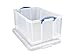 REALLY USEFUL OFFICE BOX CLEAR 64LT 64C