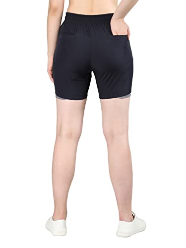 Image of CHKOKKO Summer Basketball Sports Workout Gym Training Wear Shorts for Women