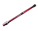 Italdos Tube Télescopique compatible pour Dyson V11 V10 V8 V7 Tube Rallonge en Aluminium Baguette Extensible 46 cm - 70 cm (rouge)