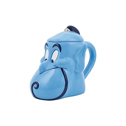DISNEY - Aladdin - Genie - 3D Mug Shaped with Lid, Black - Image 3