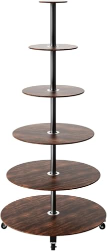 Momentree Christmas Village Tree DIY Christmas Village Display Shelves Christmas Village Decorations Multi-Purpose Wine Rack & Cake Stand for Party Display