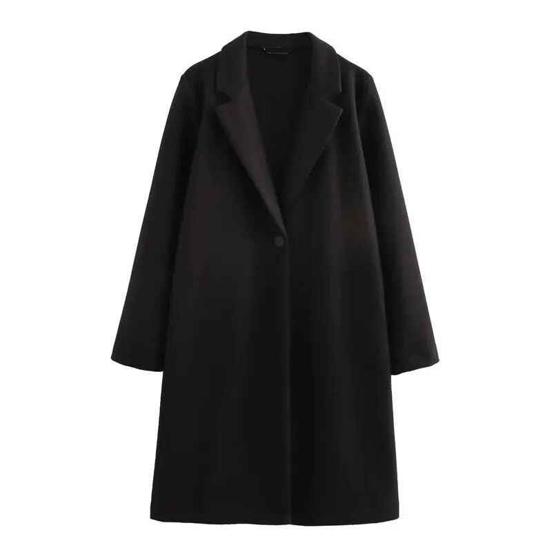 Manteau mi-long en laine veste d'extérieur automne hiver femme