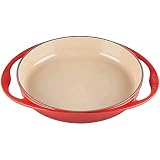 Contenido: 1x Le Creuset Bandeja tarta tatin de hierro fundido, ovalada, dimensiones:31,2x25x5cm, peso:2,13kg, color:Rojo(Cereza)