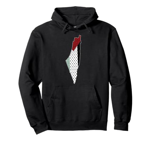 Palestinian Map Thobe Keffiyeh Hoodie