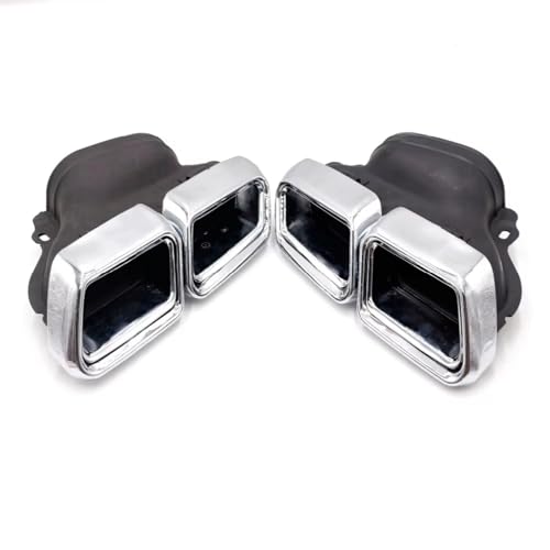 Cola de escape cromada en acero 304 para Mercedes Benz W212 y W205