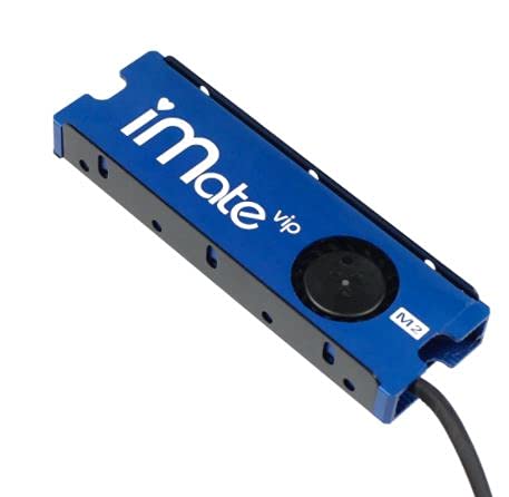 iMate NVME Cooler NGFF M.2 Heatsink Cooling Fan Aluminum with Thermal Conductivity Silicon Pads