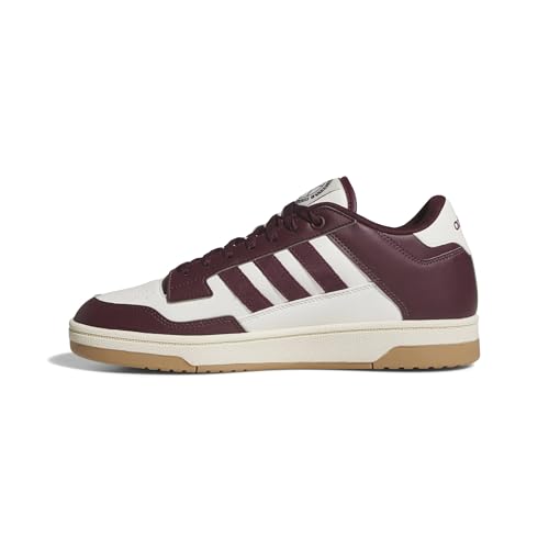 adidas Unisex Rapid Court Low Shoes, FTWR White/Maroon/GUM4, 42 EU – Ansicht 1