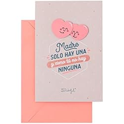 Mr. Wonderful Postal para mamá - Madre solo hay una y como tú no hay ninguna