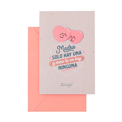 Mr. Wonderful Postal para mamá – Madre solo hay una y como tú no hay ninguna