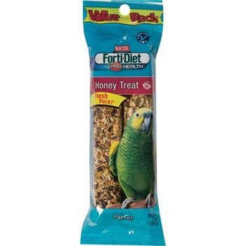Kaytee Forti-Diet Pro Health Parrot Honey Stick Value 7oz