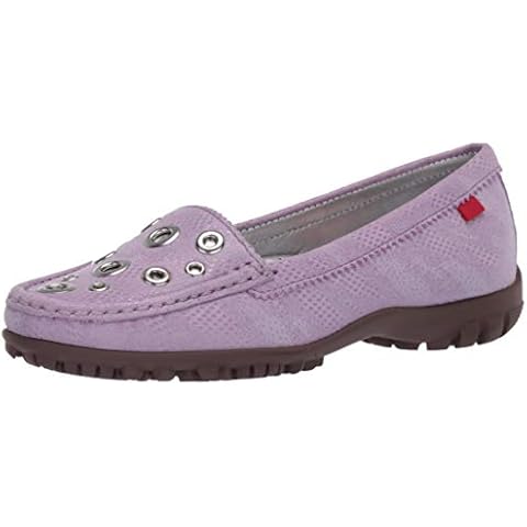 MARC JOSEPH NEW YORK Womens Leather Made in Brazil Mott Street Golf Shoe, Lilac Glaze/Natural Sole, 9 UK Cover