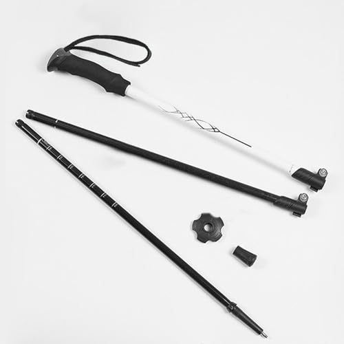 Bastón de senderismo de aluminio con soporte de equilibrio de alta resistencia 6