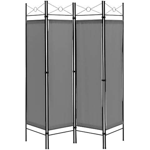 COSTWAY 4 Panel Folding Room Divider with Cloth Cover