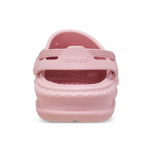 Crocs Tamanco unissex Off Grid, rosa pétala, 37 masculino