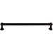 Top Knobs TK808BLK Serene Collection 12" Kara Appliance Pull, Flat Black