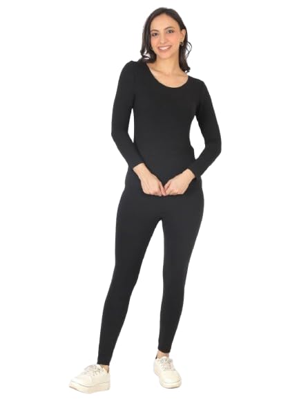 Women’s Thermal Set ||Warm Winter Innerwear with Full Sleeves & Bottoms || Soft Fur Fleece Inside Blend Base Layer for Cold Weather-image-6