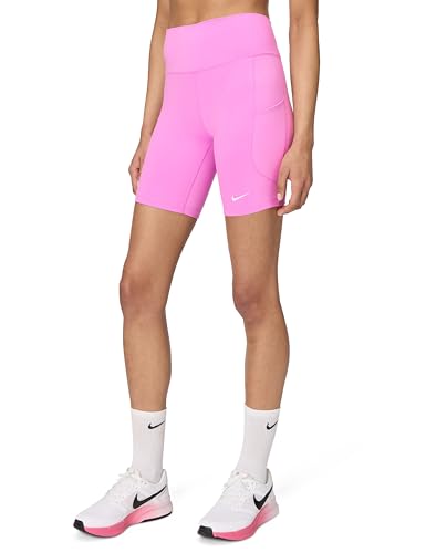 Nike Women's One High-Waisted 8" Bike Shorts with Pockets, Light