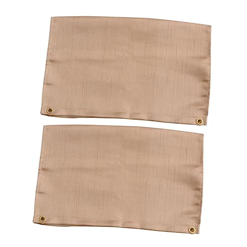 GANAZONO 2Pcs Fire Retardant Insulation Blankets Fireproof Mats for BBQ Camping Outdoor Activities Flame Resistant Material for Safety and Cleanliness