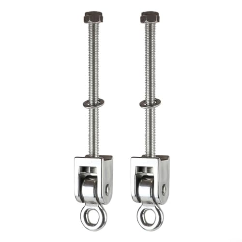 ComfyHarbor Drehbare Schaukel-Aufhängungshaken-Set, Edelstahl-Lagerhalterung, Aufhänger, für Outdoor-Indoor-Spielplatzgeräte