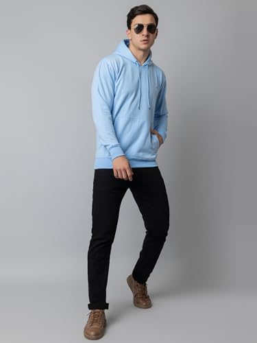 Image of EKOM Hoodies Sweatshirt for Men | Fleece Mens Hooded Sweatshirt | Casual, Lightweight, Fashionable, Trendy, Solid Men's Winter Hoodie