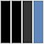 4pk 7in Black/Blue/Gray