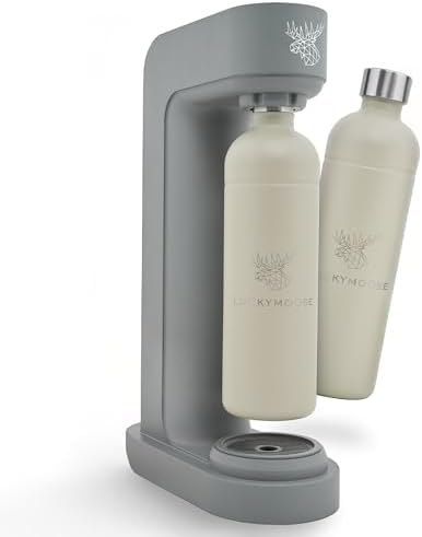 Bild 9 - Infinity Wassersprudler mit 2x 1,25L langlebigen, spülmaschinenfesten Edelstahlflaschen – CO₂-sparende Sprudelwasser Maschine – Kompatibel mit den blauen 60l CO₂-Zylindern