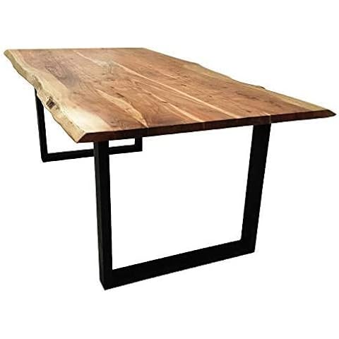 SAM Baumkantentisch 240x100 cm Quarto, Esszimmertisch aus Akazie Cover