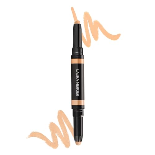 Laura Mercier Secret Camouflage Brighten and Correct Duo, 2-in-1 Face and Under Eye Concealer Stick, Blurs Imperfections and Reduces Appearance of Undereye Dark Circles, Full Coverage