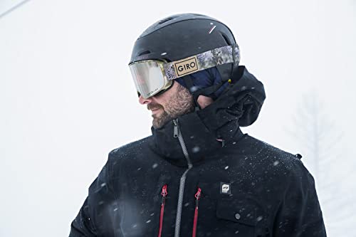 Giro Axis Ski Goggles - Snowboard Goggles For Men - Black Wordmark Strap With Vivid Emerald/Vivid Infrared Lenses #TOP6