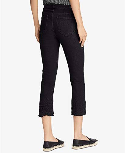 Lauren Ralph Lauren Womens Embroidered Mid-Rise Skinny Jeans3