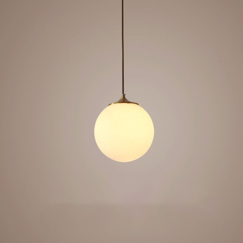 Lampe suspendue sphérique en laiton nordique tricolore 15cm CGTENBS