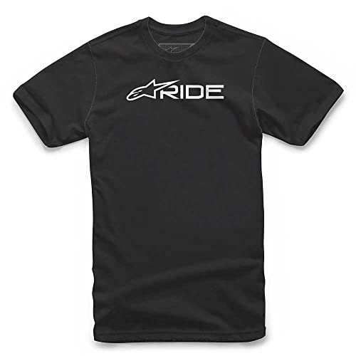 Alpinestars 1232-72200-1020-L: Ride 3.0 Tee Black/White Lg