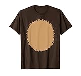 Reindeer Christmas Deer Belly Animal Fur Halloween Costume T-Shirt