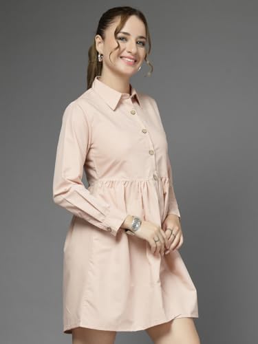 Robe chemise pour femme Style Quotient fluide pour sublimer la silhouette sans effort