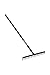 Seymour 90324 Landscape Rake, 24" Aluminum, Push-Pull Bracing, 60" Precision Lathe Turned Hardwood Handle
