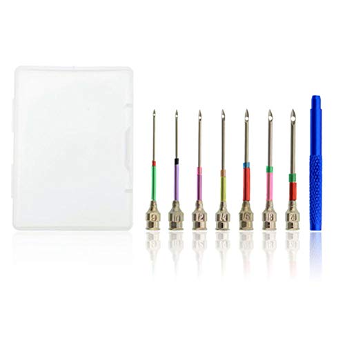 Pretty Punch Needle Punch Needle Embroidery Set, Embroidery Stitching Punch Needle,Embroidery Poking Cross Stitch Tools Crochet Knitting Needle Art Handmaking Sewing Needles (7 PCS Punch Needle Tool)