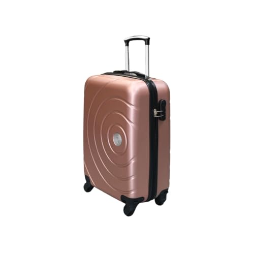 Max Star Maleta de Cabina 55x40x20cm, Rígida, Ruedas Gitaroria 360º, Ligera, Impermeable, Seguridad Numérica, Maleta de Viaje, Resistente, (Rosa Pálido)