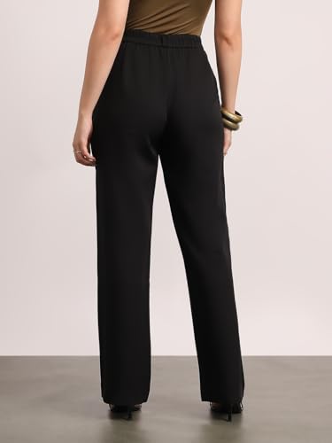 Image of Urbano Fashion Women's Loose Baggy Fit Solid Korean Pants Stretchable