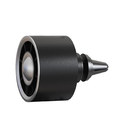 Riaisttd Ventilador para coche, ventilador USB de 3 velocidades, herramienta de refrigeración portátil para vehículos, 9 x 6,2 x 6,2 cm, accesorios para uso diario, viajes, viajes de negocios