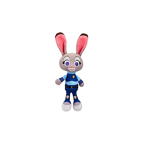 Disney Peluche Judy Hopps de Petite Taille de Store, Zootopie, 27 cm, Personnage en Peluche avec détails brodés, vêtu d’Un Uniforme de Police - Convient dès la Naissance
