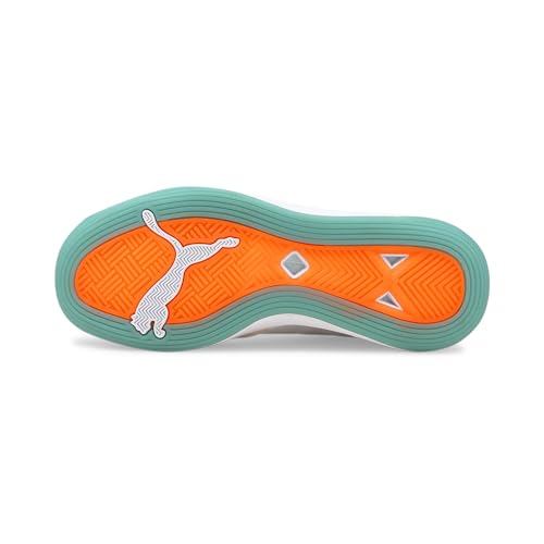 PUMA PUMA Unisex's Accelerate Turbo Nitro W+ Indoor Court Shoe, W N Citrus Nimbus Porcelain, Womens 8