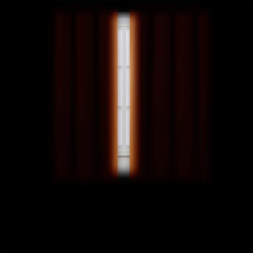 Image of LEMOMO Blackout Curtains 66 x 72 Inch Long Orange Curtains Set of 2 Panels Room Darkening Curtains for Bedroom and Living Room