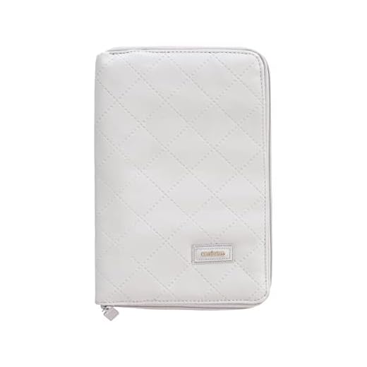 Cambrass-Portadocumentos bebé – carpeta para guardar documentos del bebé – Funda para cartilla sanitaria – libro de nacimiento con bolsillos- Sweet Gris 3x19x27 cm