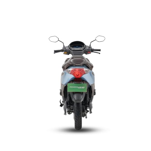 Image of The All New Ampere Magnus G Max Powered by NxG.io Electric Scooter by Greaves | 5 inch Smart Cluster with NxG.io Intelligence | 142 km IDC Range | Next Gen LFP Battery with 2,00,000 km Battery Life | MONSOON BLUE, Magnus G MAX (NXG.IO)
