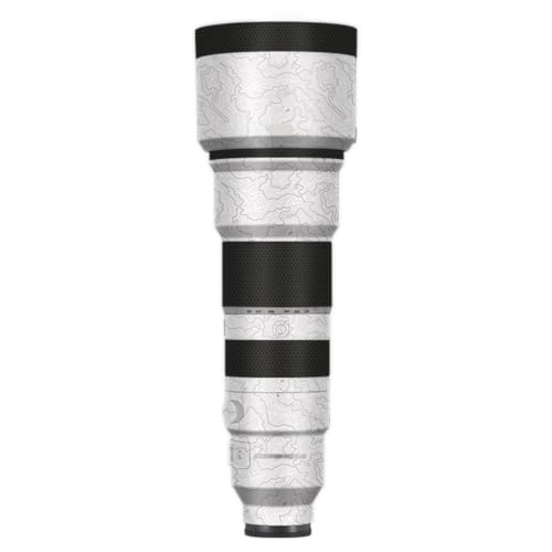 Autocollant vinyle Sony FE 400-800 mm blanc protection d'objectif
