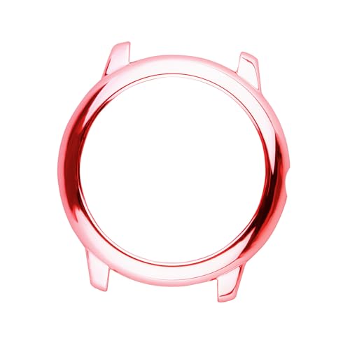 Carcasa de reloj para Solar contra arañazos: protector rígido PC rosa ligero y duradero